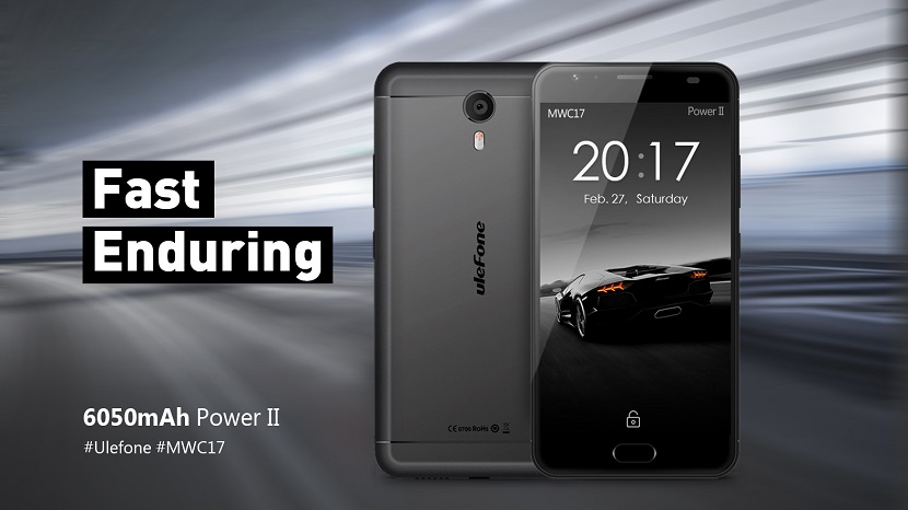 El Ulefone Power 2 vendrá con una batería de 6.050 mAh #MWC17