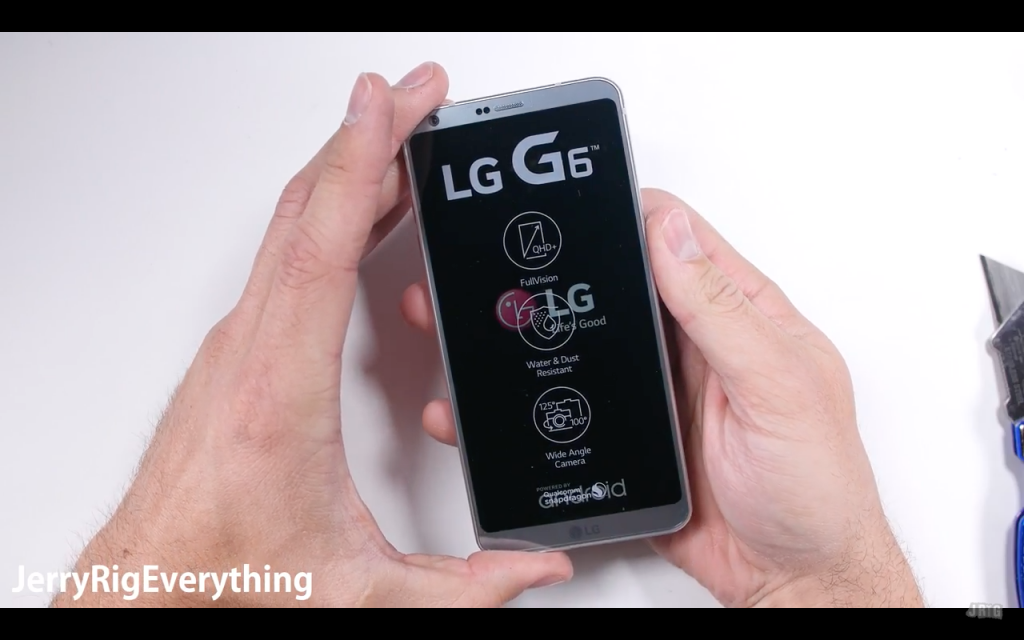 LG G6 es sometido a una prueba de resistencia