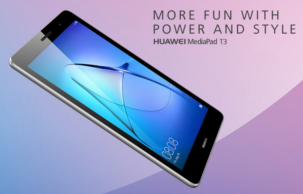 Huawei presenta las MediaPad T3, dos tablets muy asequibles
