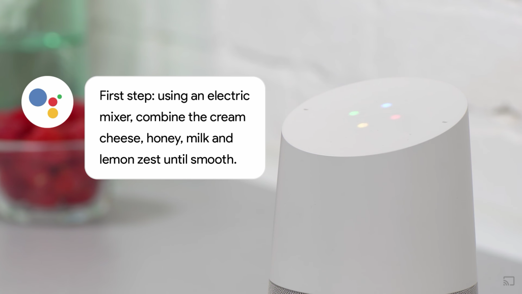 Google Assistant te ayudará a cocinar paso a paso más de 5 millones de recetas