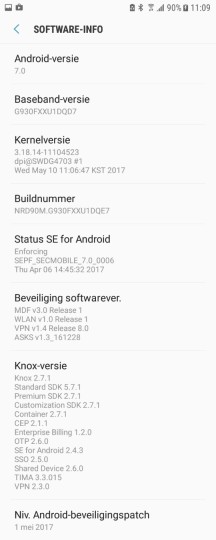 galaxy s7 parche mayo