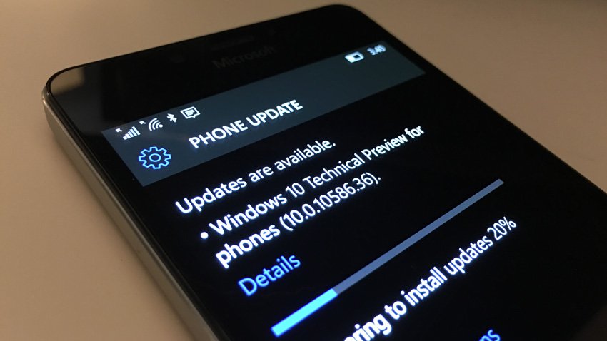 microsoft windows 10 mobile actualizacion