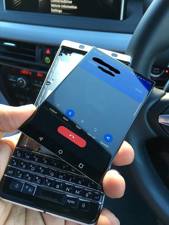 blackberry keyone sin pantalla