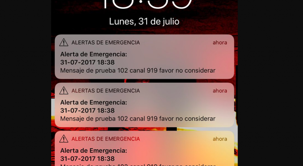 [Actualizado] Alertas SAE de prueba alarman a clientes de Claro Chile en la Región Metropolitana