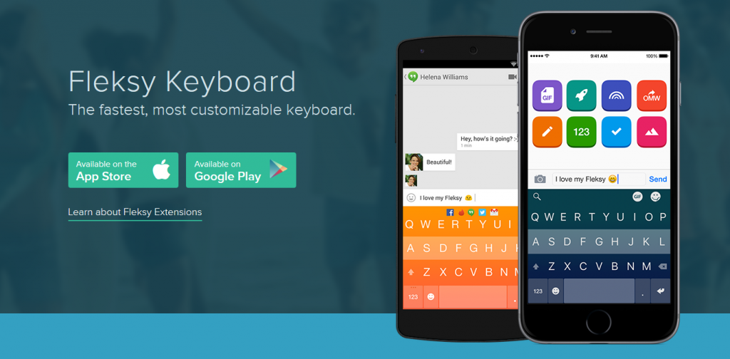 El teclado Fleksy para iOS y Android revive de la mano de su nuevo dueño