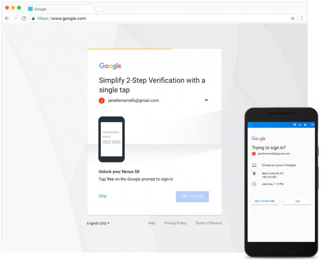 Google actualiza su verificación de dos pasos haciendo más seguras nuestras cuentas