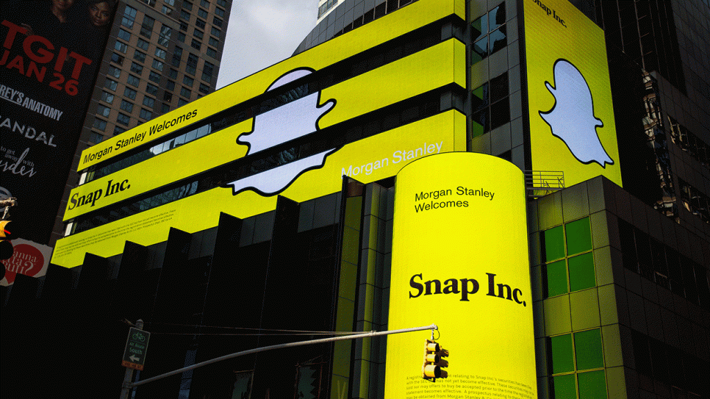 Las acciones de Snap Inc se desploman en Wall Street