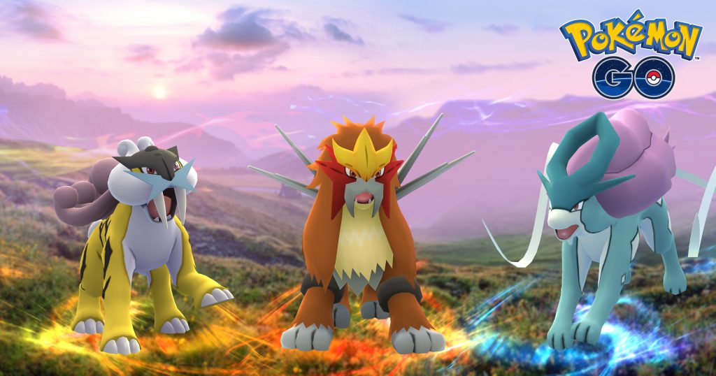Llegan tres nuevos pokémon legendarios de la región de Johto a Pokémon GO