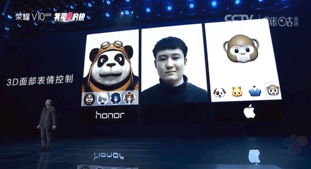 Huawei presenta su propio Face ID y Animojis con su nuevo Honor V10