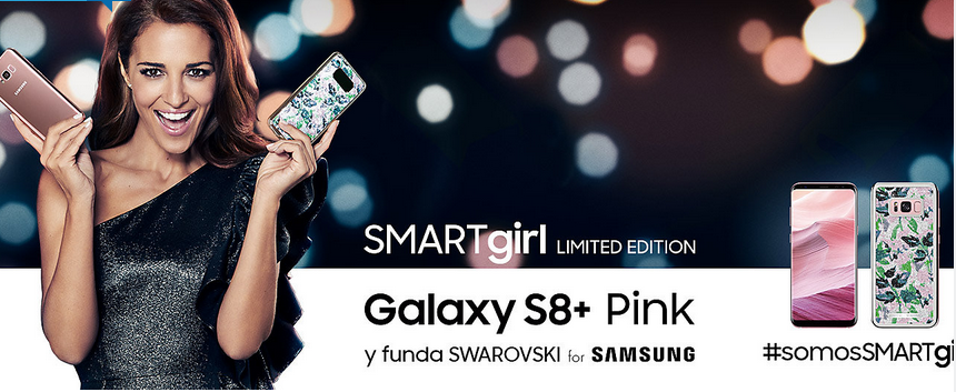 Ya es posible adquirir un Samsung Galaxy S8+ edición SMARTGirl Swarovski