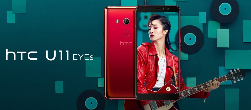 El nuevo HTC U11 EYEs destaca por su pantalla 18:9 y doble cámara frontal