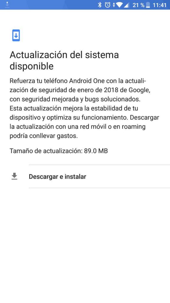 xiaomi mi a1 parche enero - 1
