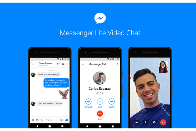 Las videollamadas llegan a Messenger Lite