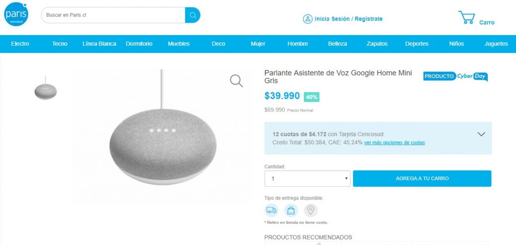 google home mini cyberday