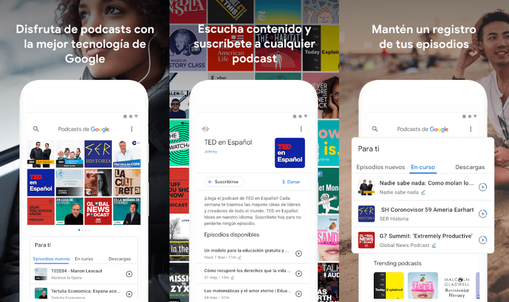 Ya está disponible la nueva aplicación Google Podcasts para Android