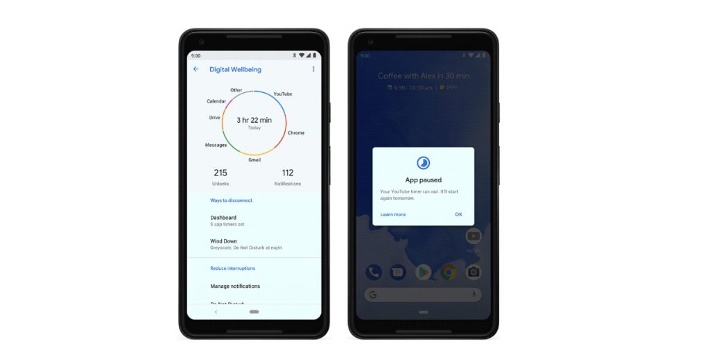 escritorio android 9 pie