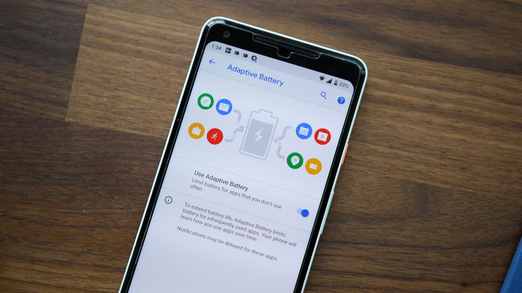Google Android 9 pie ahorro de energia