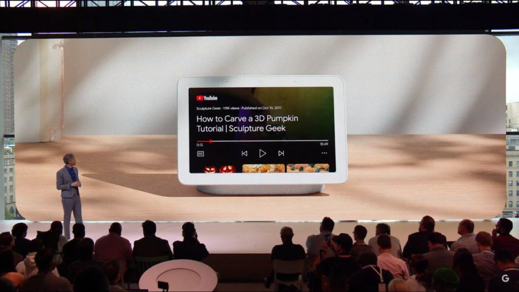 Este es el nuevo Google Home Hub #madebygoogle