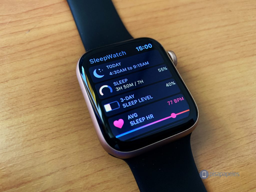 Analiza la calidad del sueño desde el Apple Watch con SleepWatch