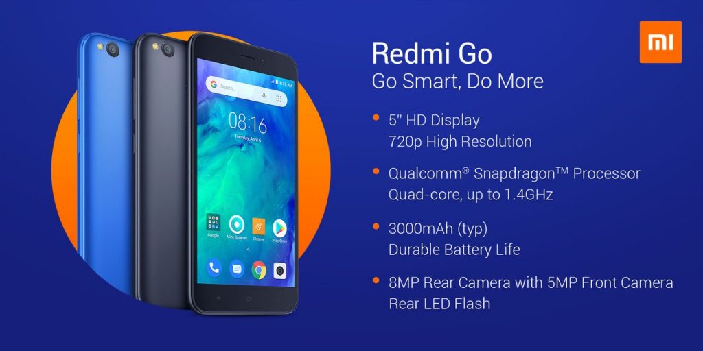 Redmi Go es el primer móvil de Xiaomi con el programa Android Go
