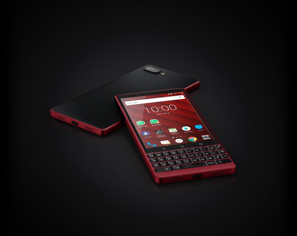 BlackBerry lanza una edición especial en rojo del KEY2 en #MWC19