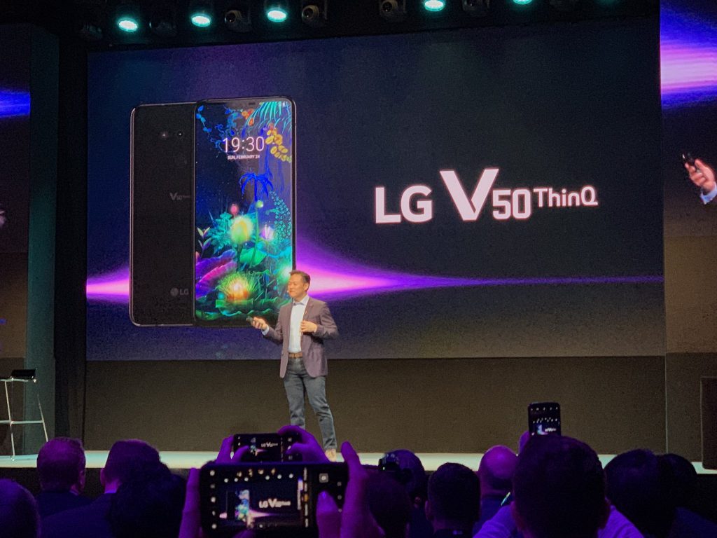 LG anuncia el V50 ThinQ, su primer teléfono 5G #MWC19