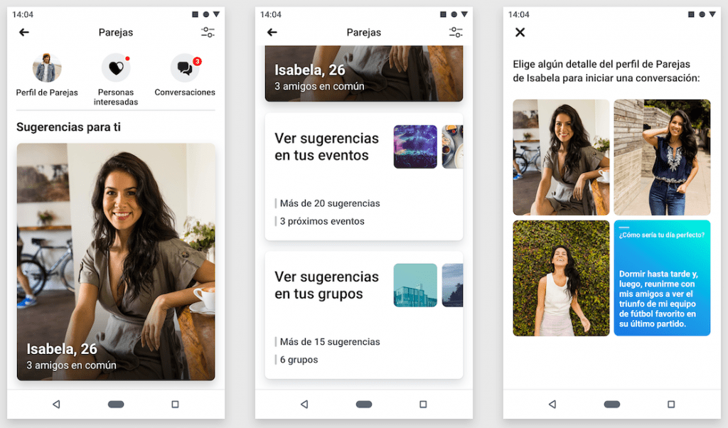 Ya está disponible en Chile Facebook Parejas para conocer e iniciar conversaciones con base en tus preferencias e intereses.