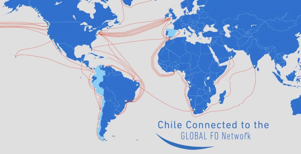 Los planes de GTD para instalar un cable submarino que conectará todo Chile