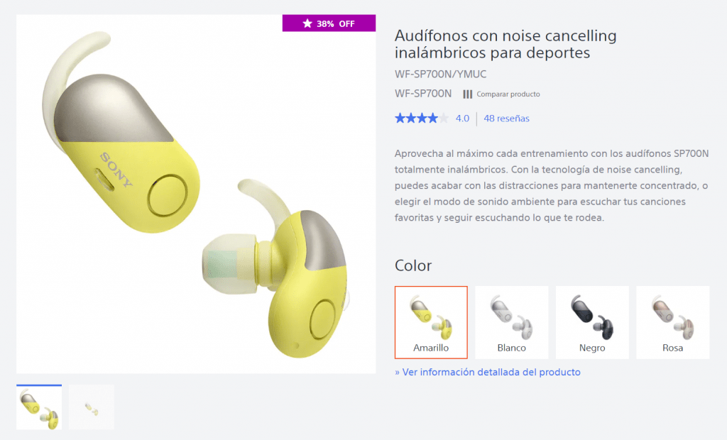 audífonos Sony inalámbricos 3