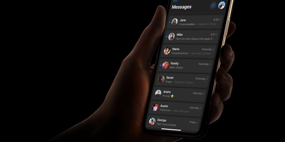 ios 13 modo oscuro portada