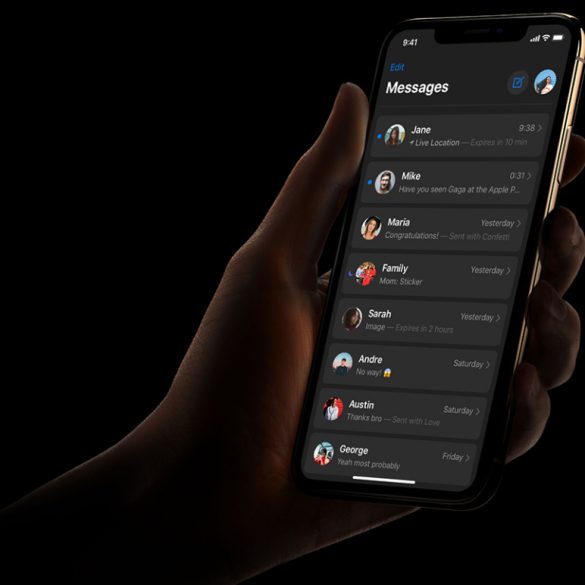 ios 13 modo oscuro portada