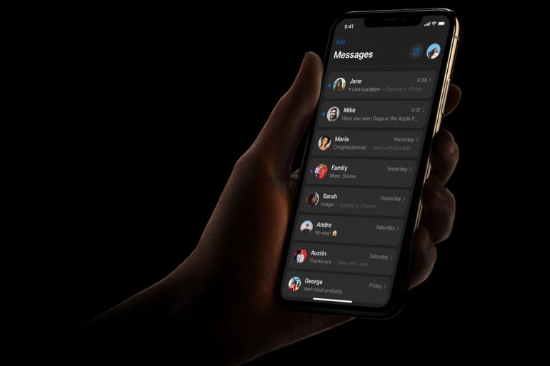 ios 13 modo oscuro portada