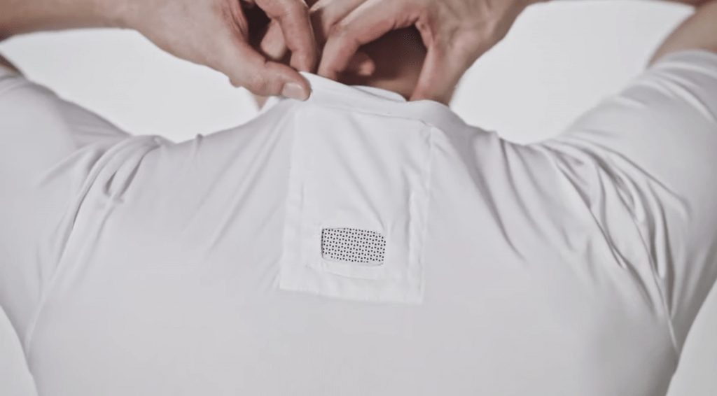 Sony presenta una polera con tecnología de calefacción y aire acondicionado