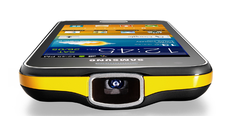 Samsung patenta un nuevo dispositivo de proyección portátil que puede montarse en una pared o dejarlo en una mesa