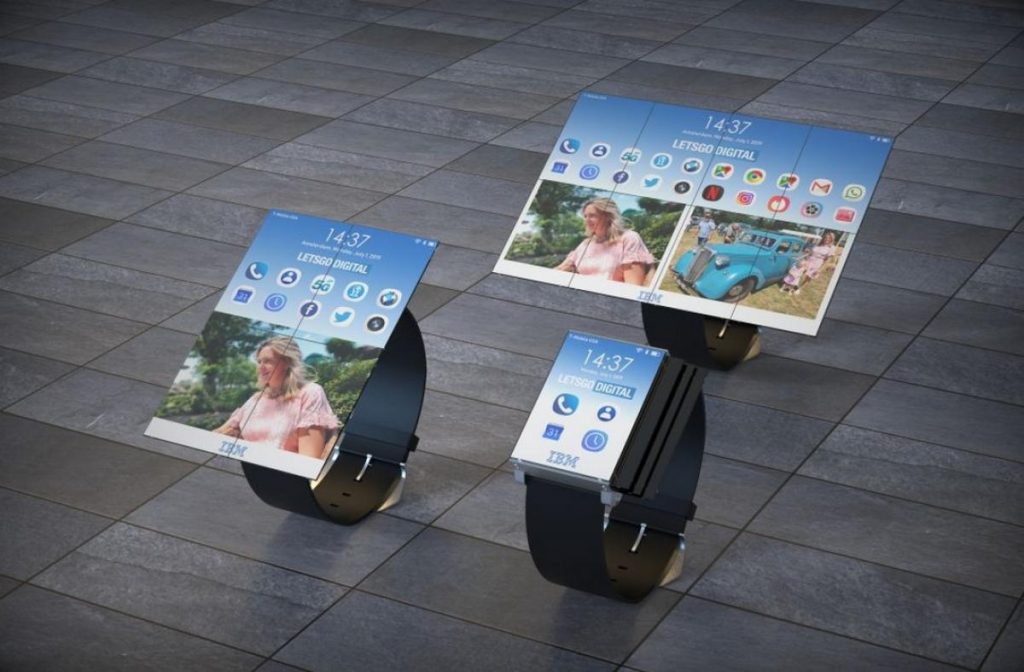 IBM nos sorprende al patentar un smartwatch con ocho pantallas plegables que se convierte en tablet