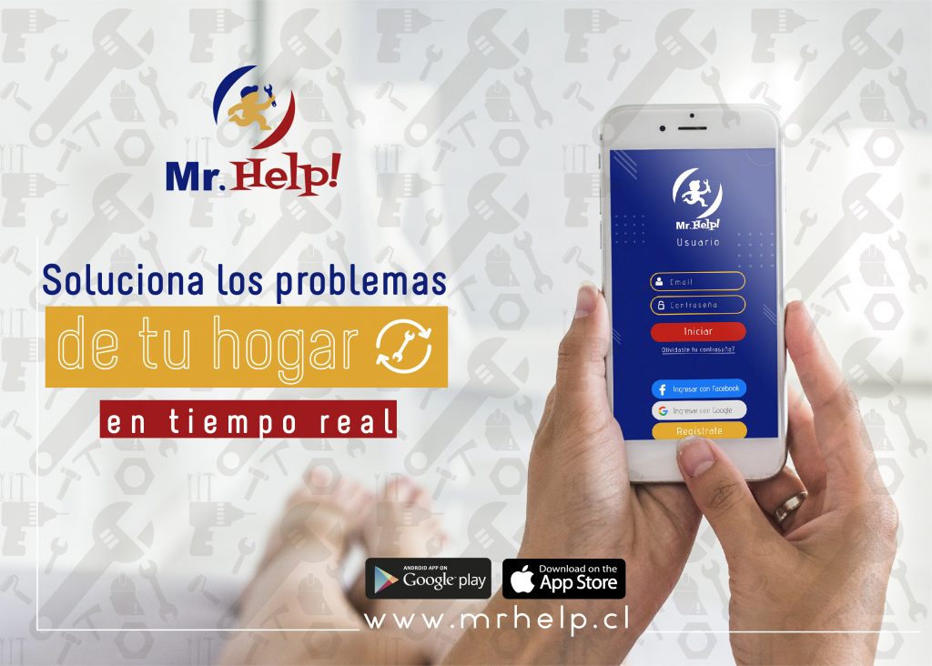 Mr Help! : La aplicación que te ayuda a buscar un maestro para los problemas de la casa