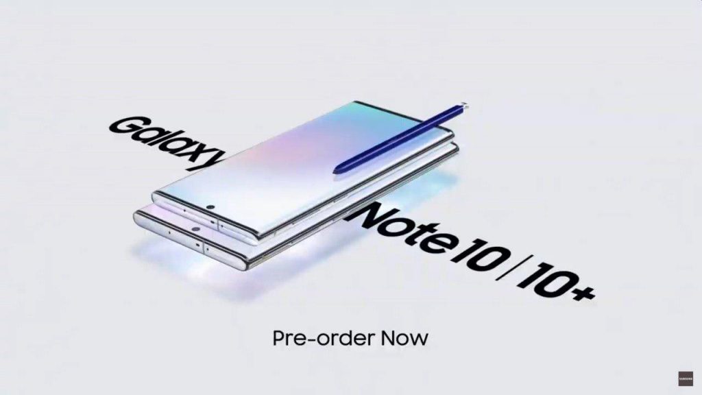 Ambos modelos del Galaxy Note 10 tienen una versión 5G