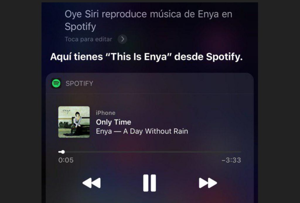 La última beta de Spotify para iOS ya permite interacción con Siri