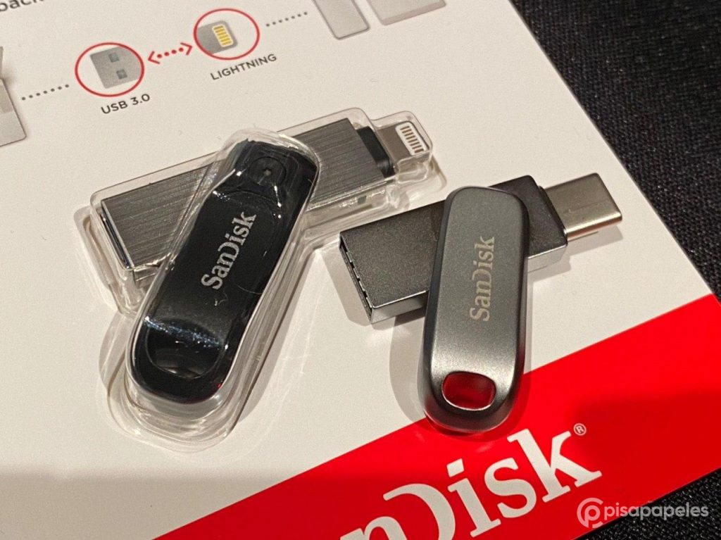 SanDisk presenta un pendrive con conector USB-C y puerto USB-A y también un prototipo de 8TB #CES2020