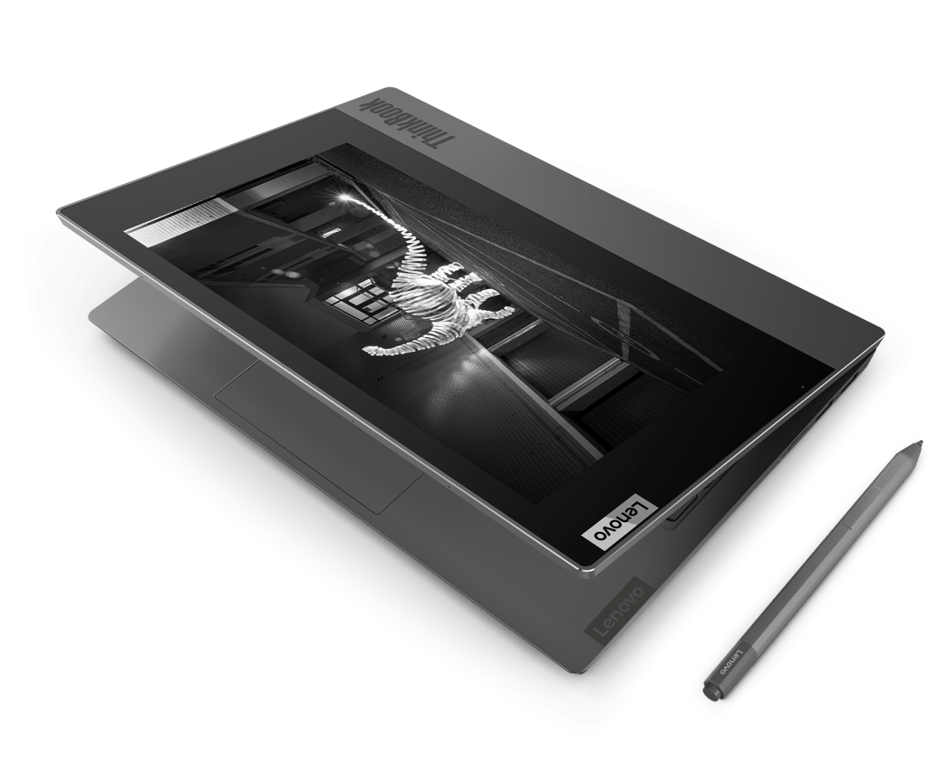 ThinkBook Plus: el convertible de Lenovo con pantalla de tinta electrónica #CES2020