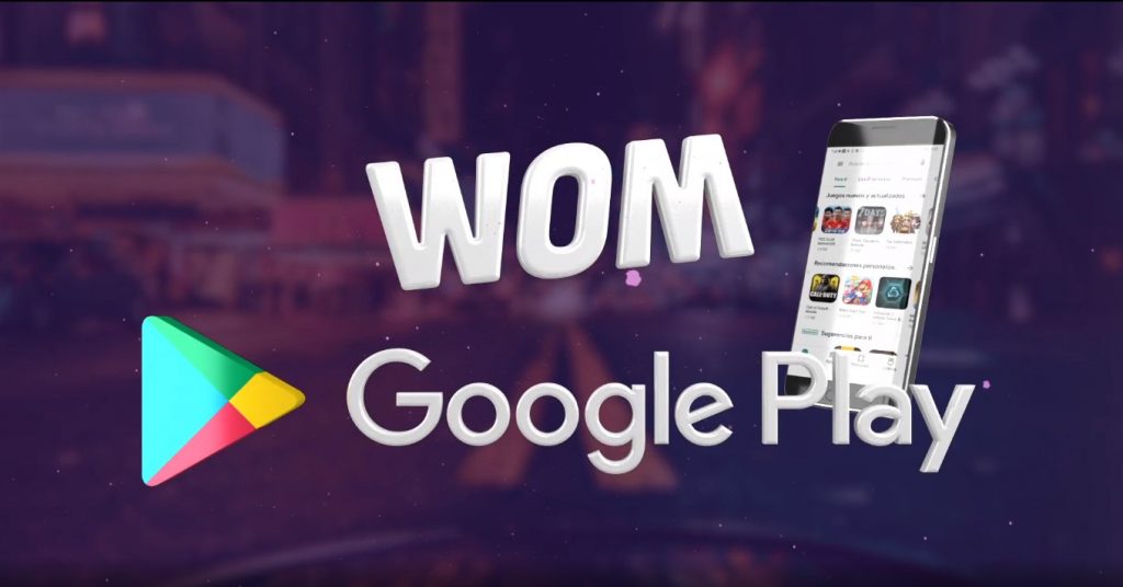 WOM ya permite pagar en Google Play con cargo al servicio móvil y/o suscribirte a YouTube Premium