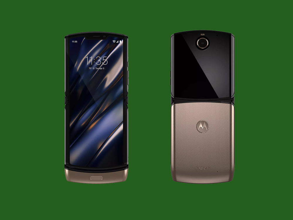 Razr de Motorola se filtra en una unidad de color dorado