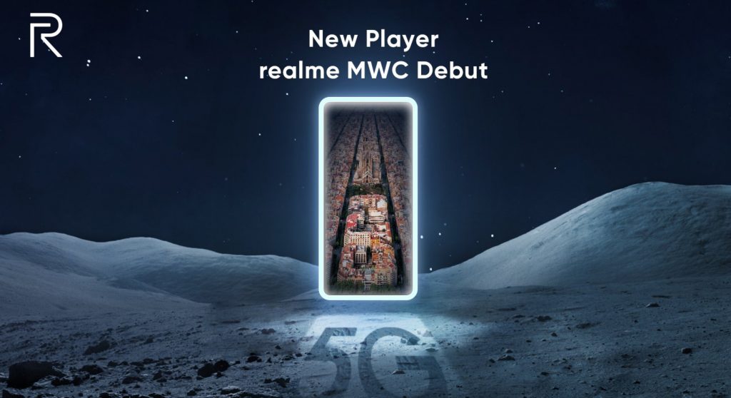 Realme nos presentará un nuevo teléfono con 5G en el #MWC20