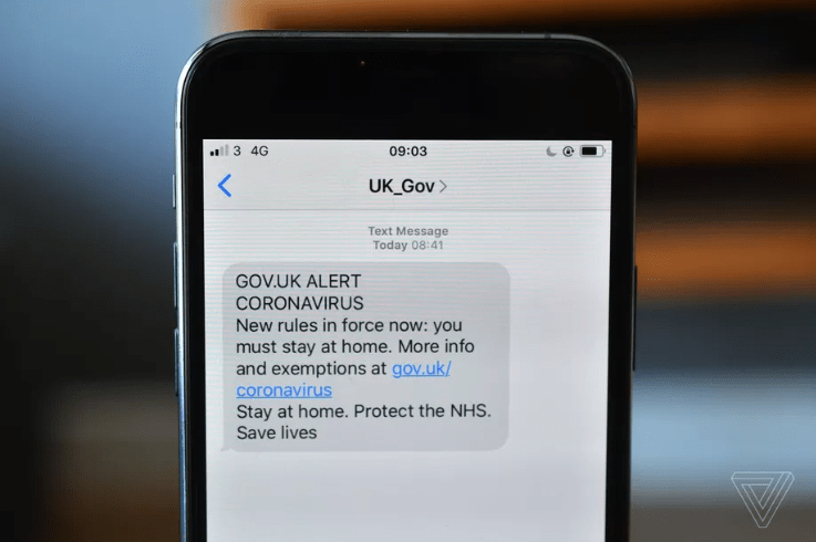 Reino Unido envía SMS masivo con info relacionada al coronavirus ¿Chile debería hacer lo mismo?
