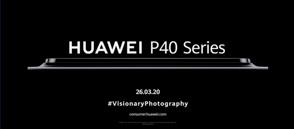 Huawei revelará a la serie P40 por medio de streaming