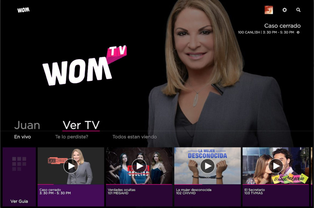 [Actualizado con más info] WOM TV ya es una realidad y aparece en Google Play mostrando sus primeras pruebas piloto