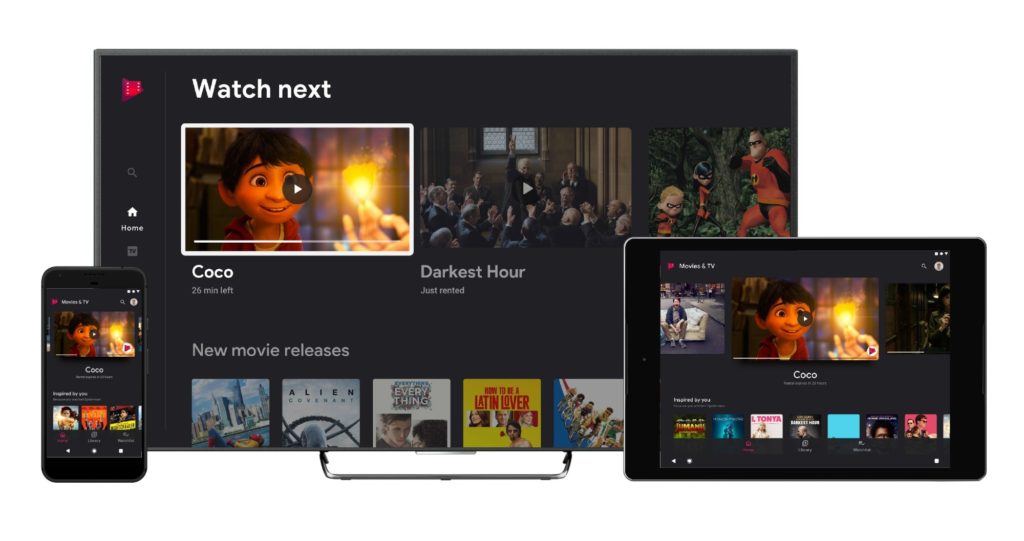 Google Play Movies & TV pronto recibiría un completo rediseño en todas las plataformas