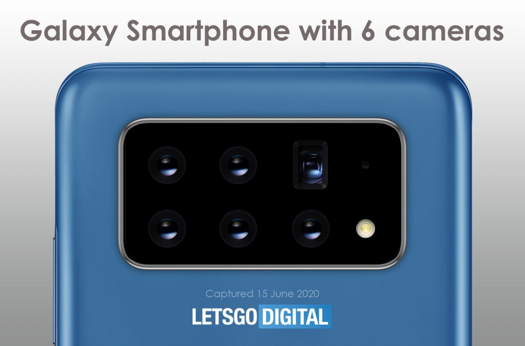 Samsung patenta smartphone con hasta seis cámaras traseras
