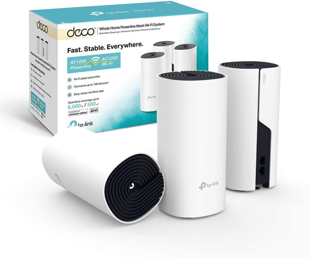 Kit de Deco P9, sistema Wi-Fi Mesh que incorpora Powerline HomePlug AV2