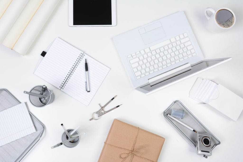 Dispositivos en un escritorio